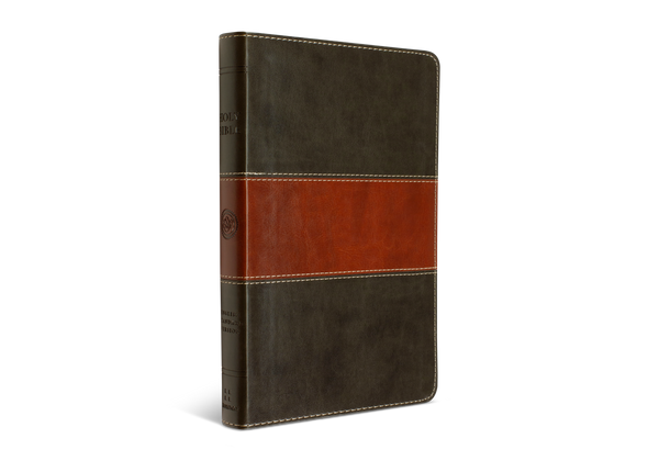 ESV Thinline Bible TruTone®, Forest/Tan, Trail Design